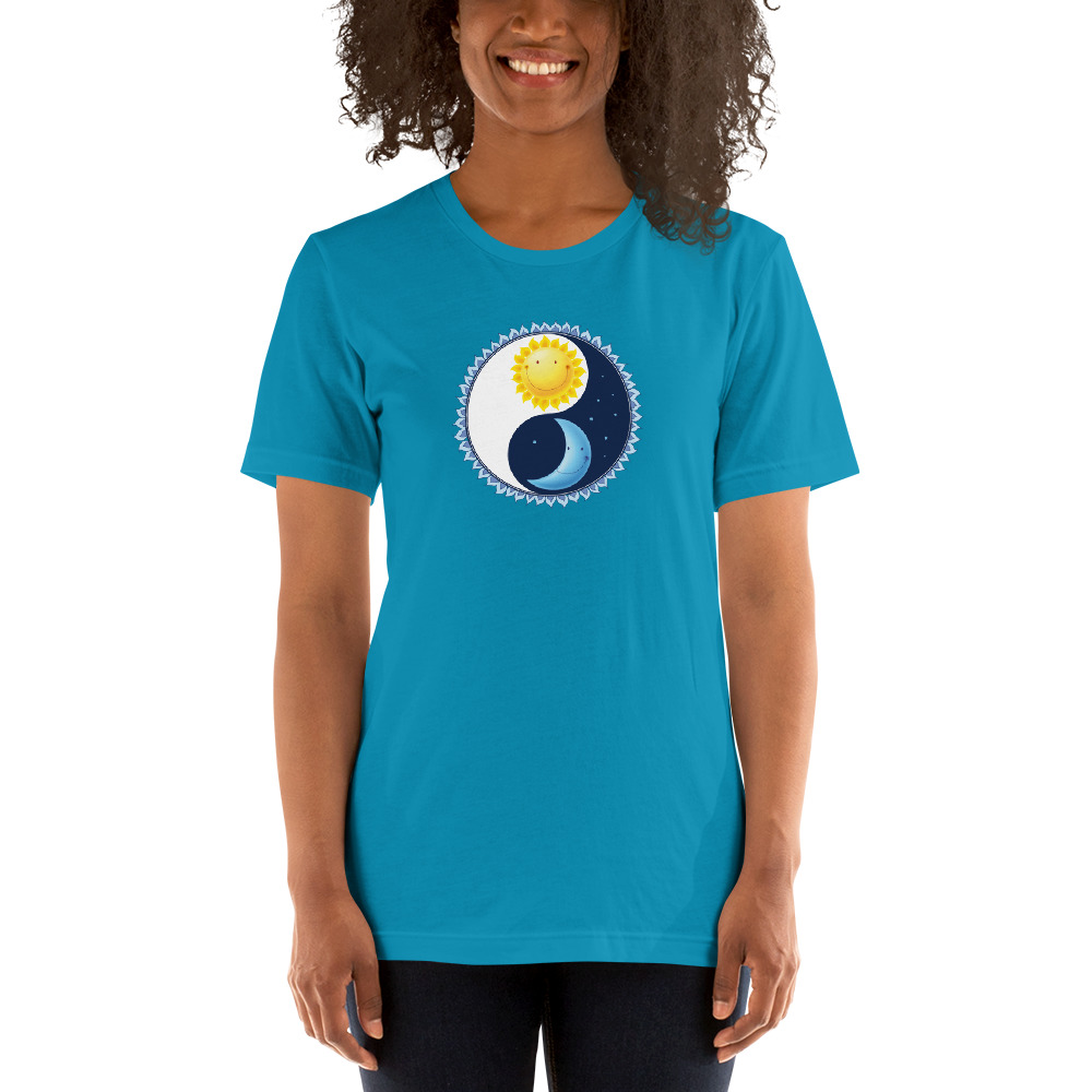 SUN + MOON Unisex t-shirt – Bild 5