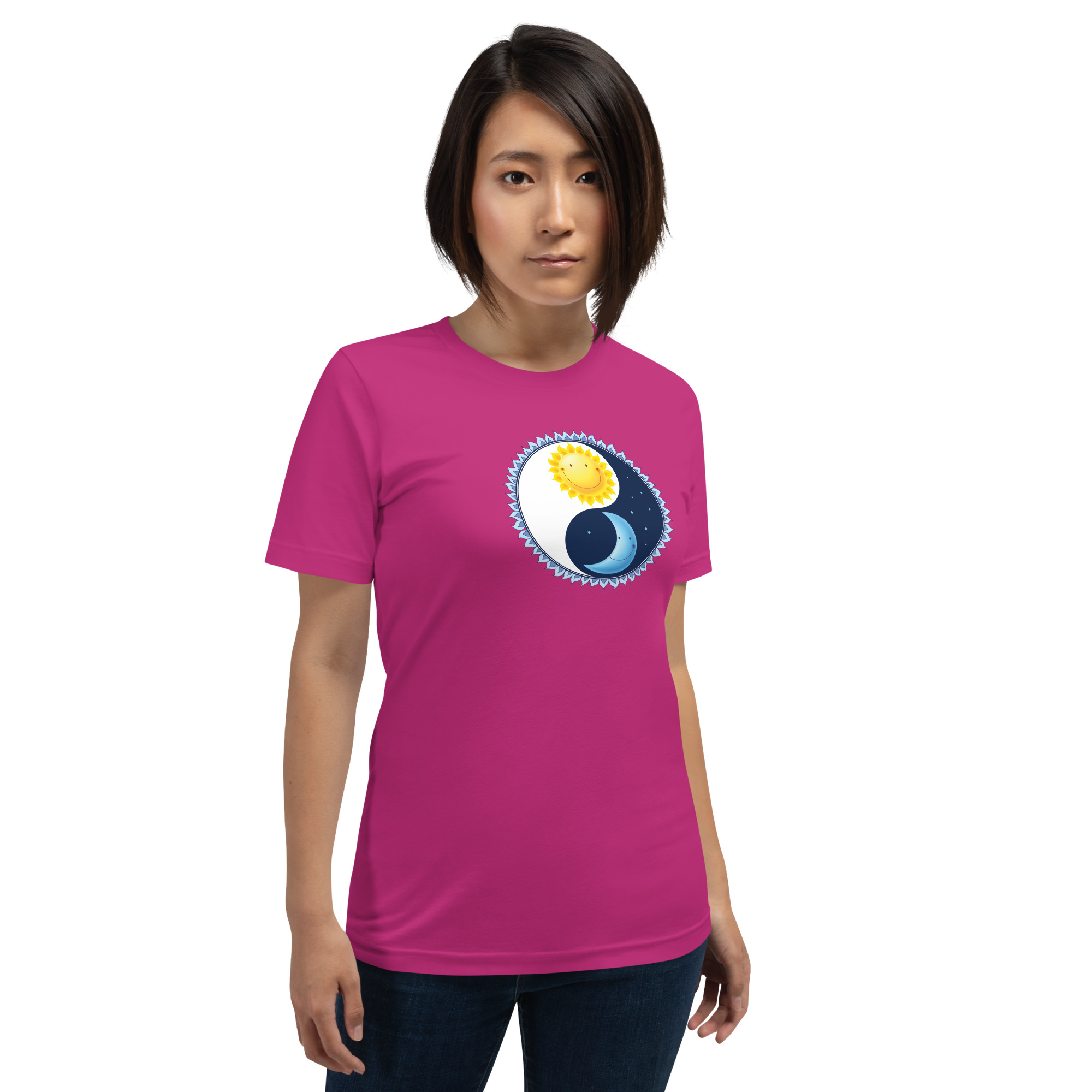 SUN + MOON Unisex t-shirt – Bild 2