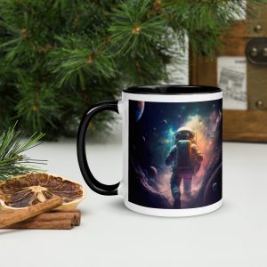 DEEP SPACE x1, Tasse mit farbiger Innenseite