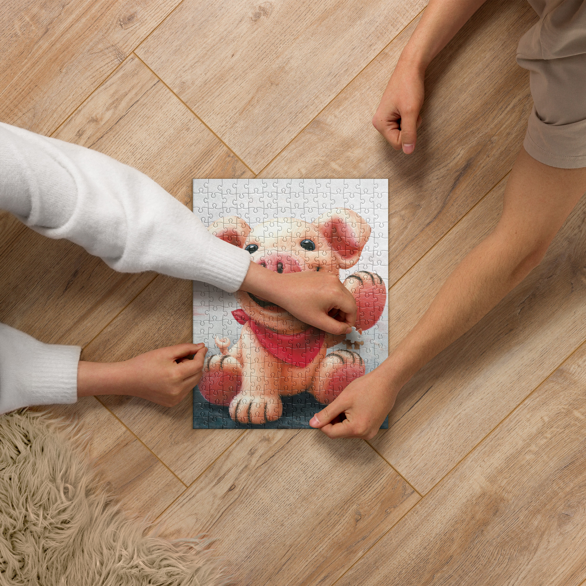 Schweinchen Puzzle 252 Teile