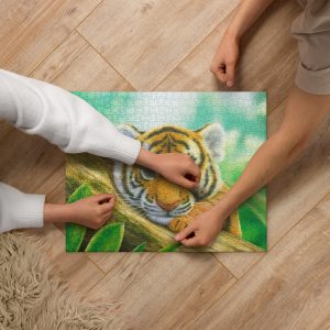"Tigerbaby" Puzzle in 530 oder 252 Teilen