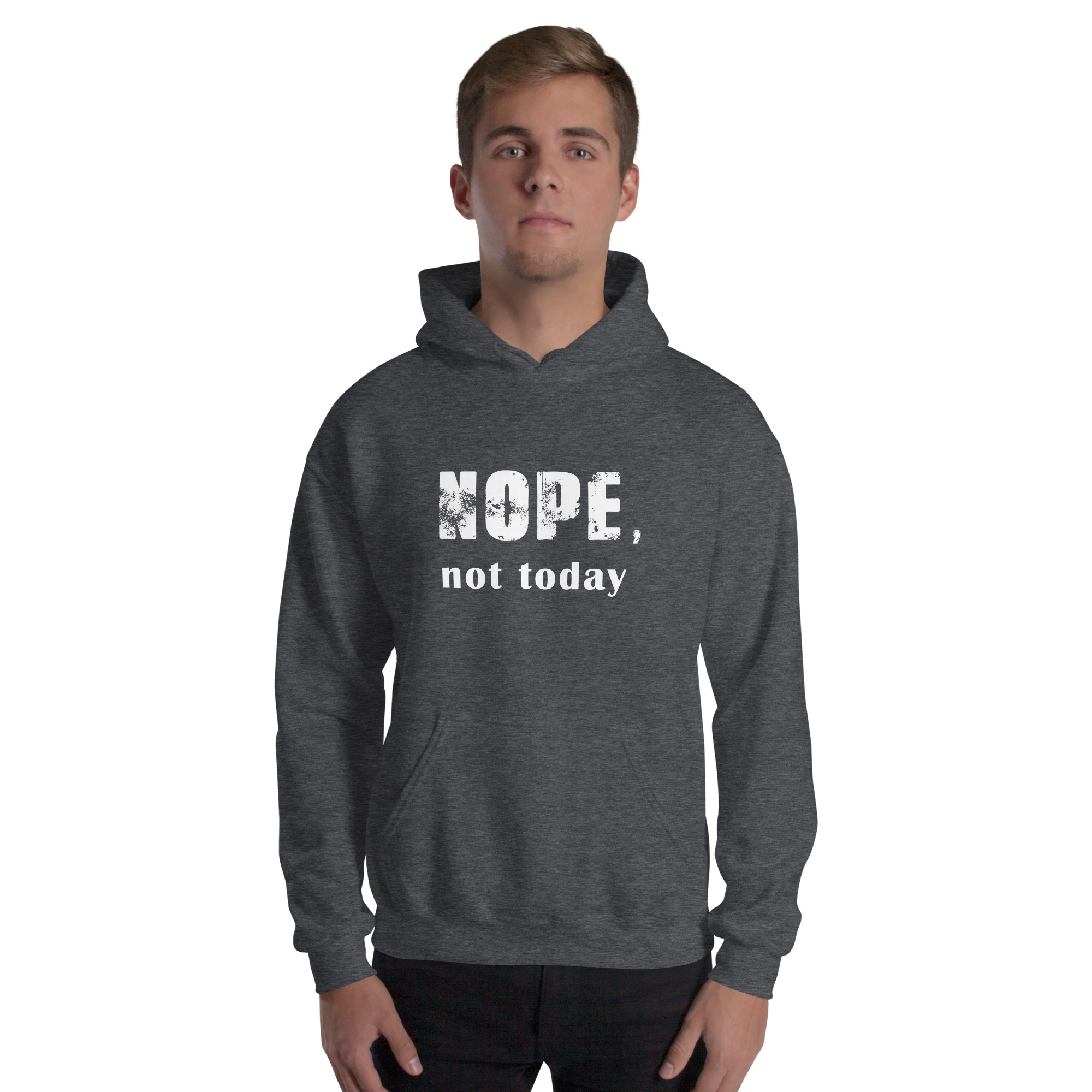 NOPE Unisex-Kapuzenpullover – Bild 21