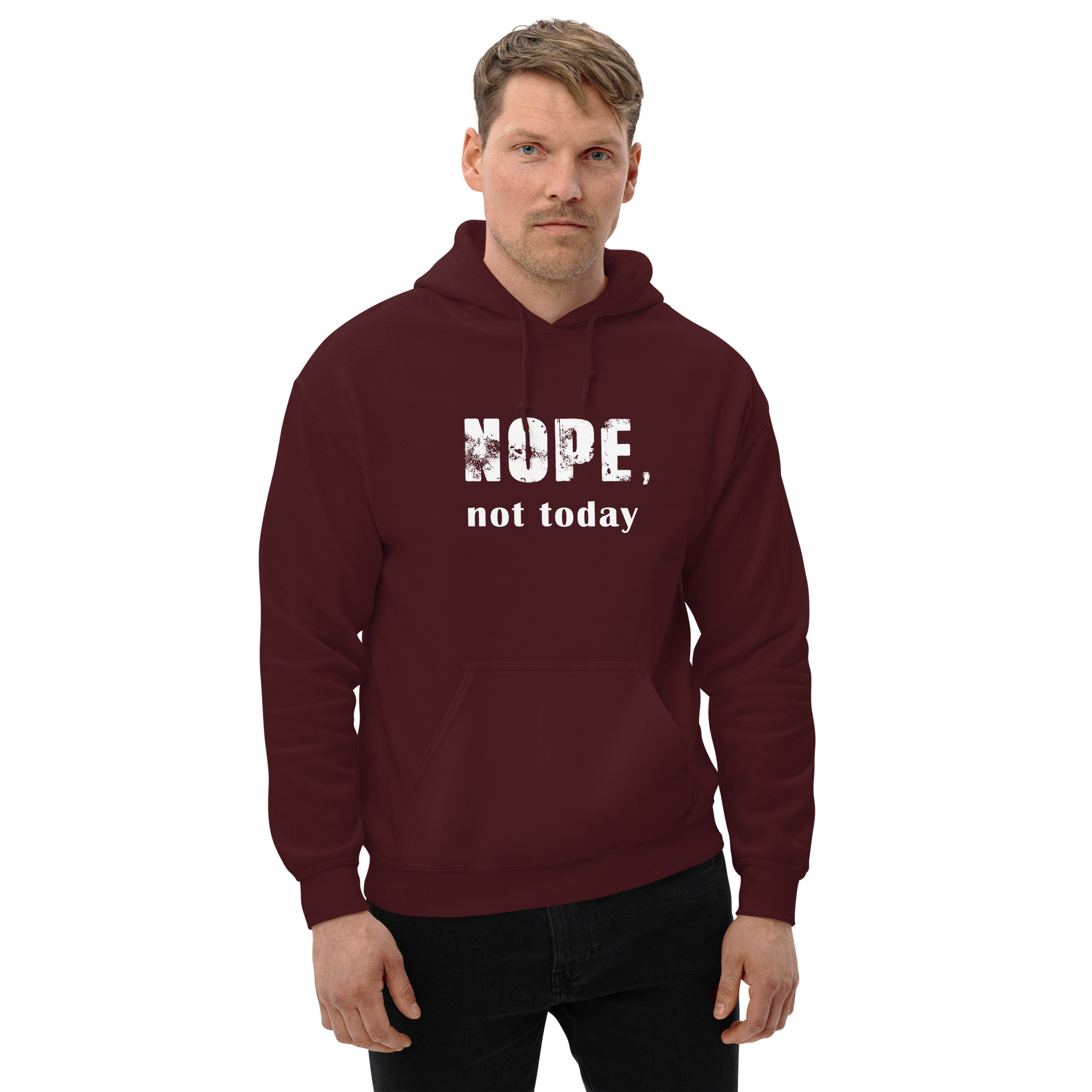 NOPE Unisex-Kapuzenpullover – Bild 19