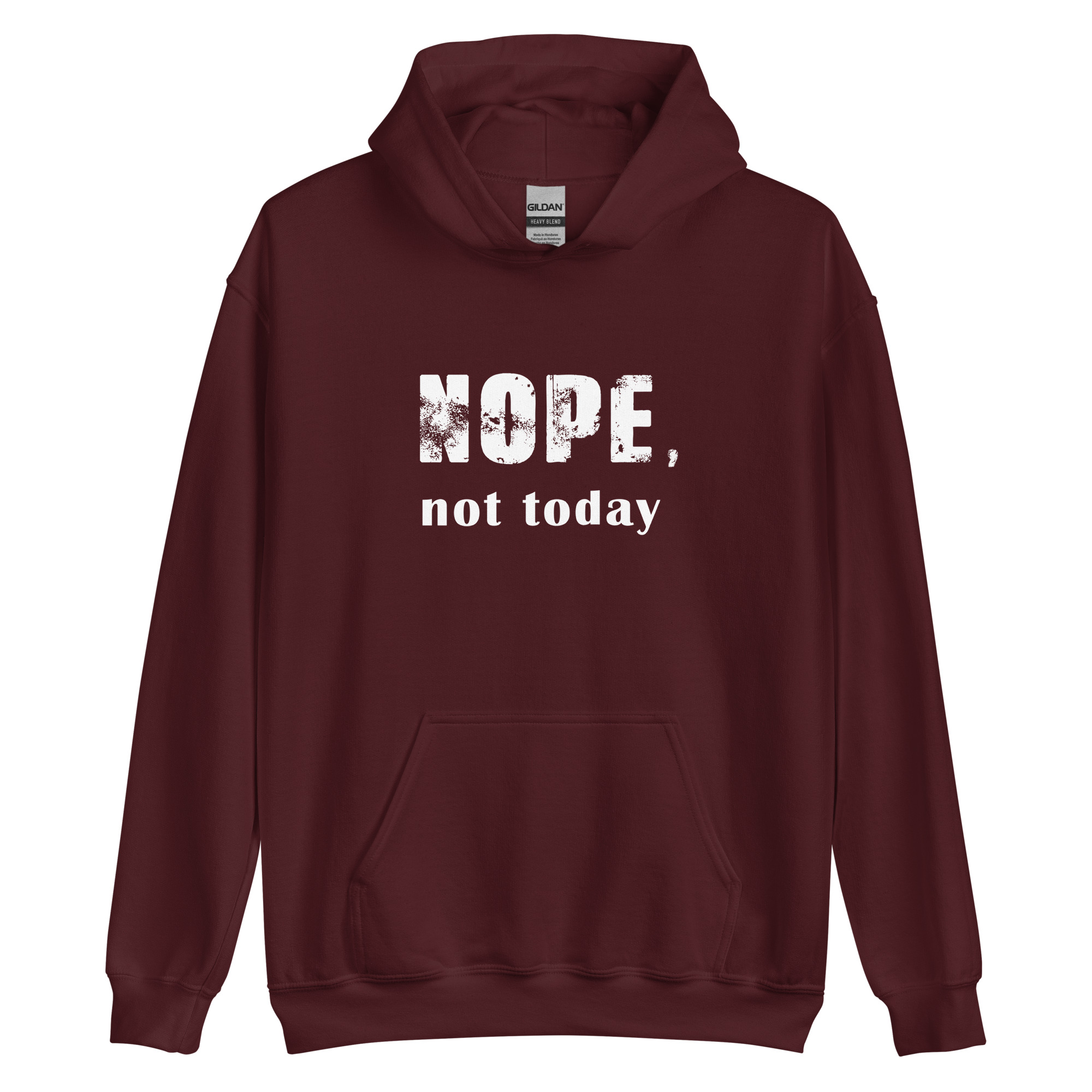 NOPE Unisex-Kapuzenpullover – Bild 25