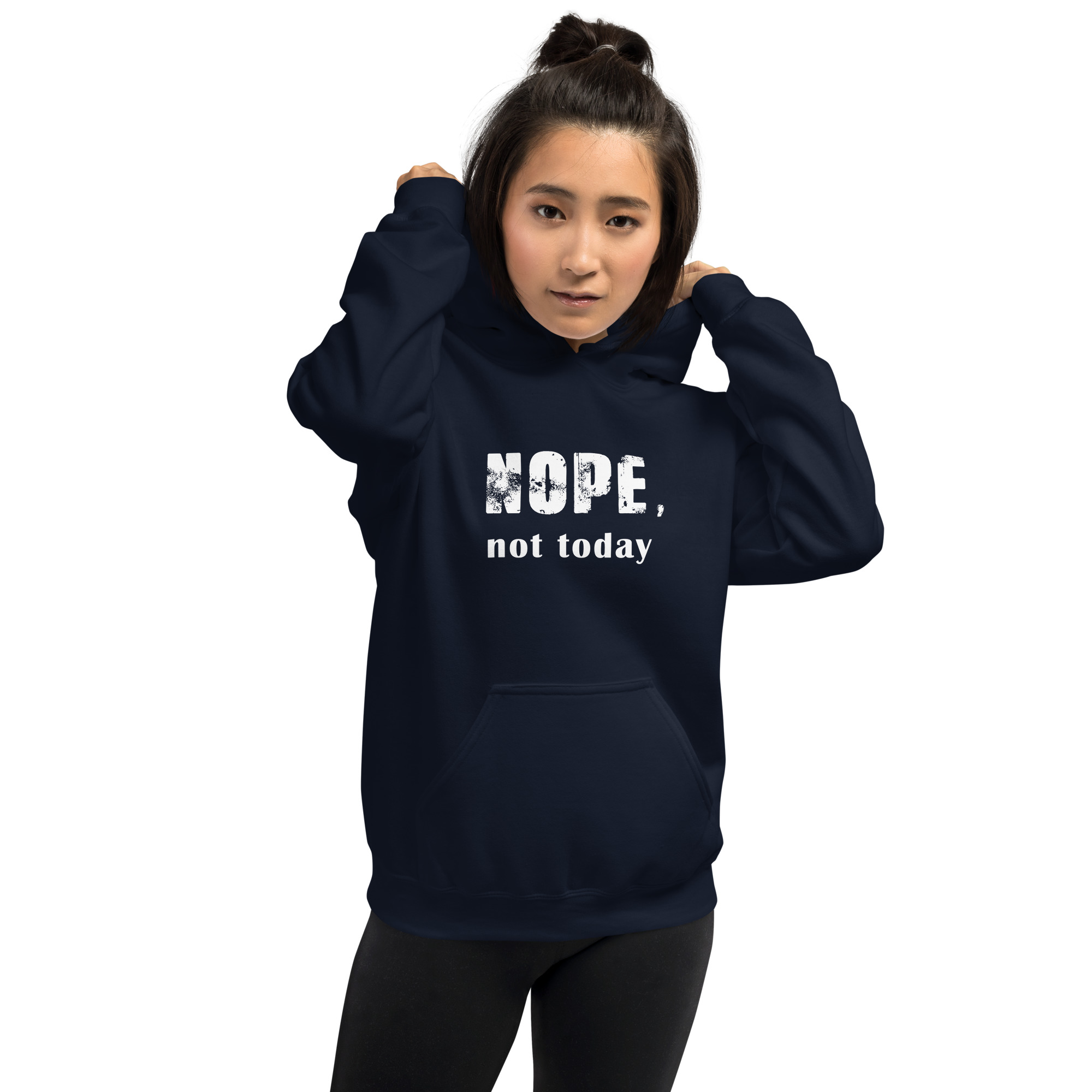 NOPE Unisex-Kapuzenpullover – Bild 7