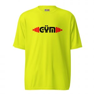 GYM Unisex Performance T-Shirt mit Rundhalsausschnitt