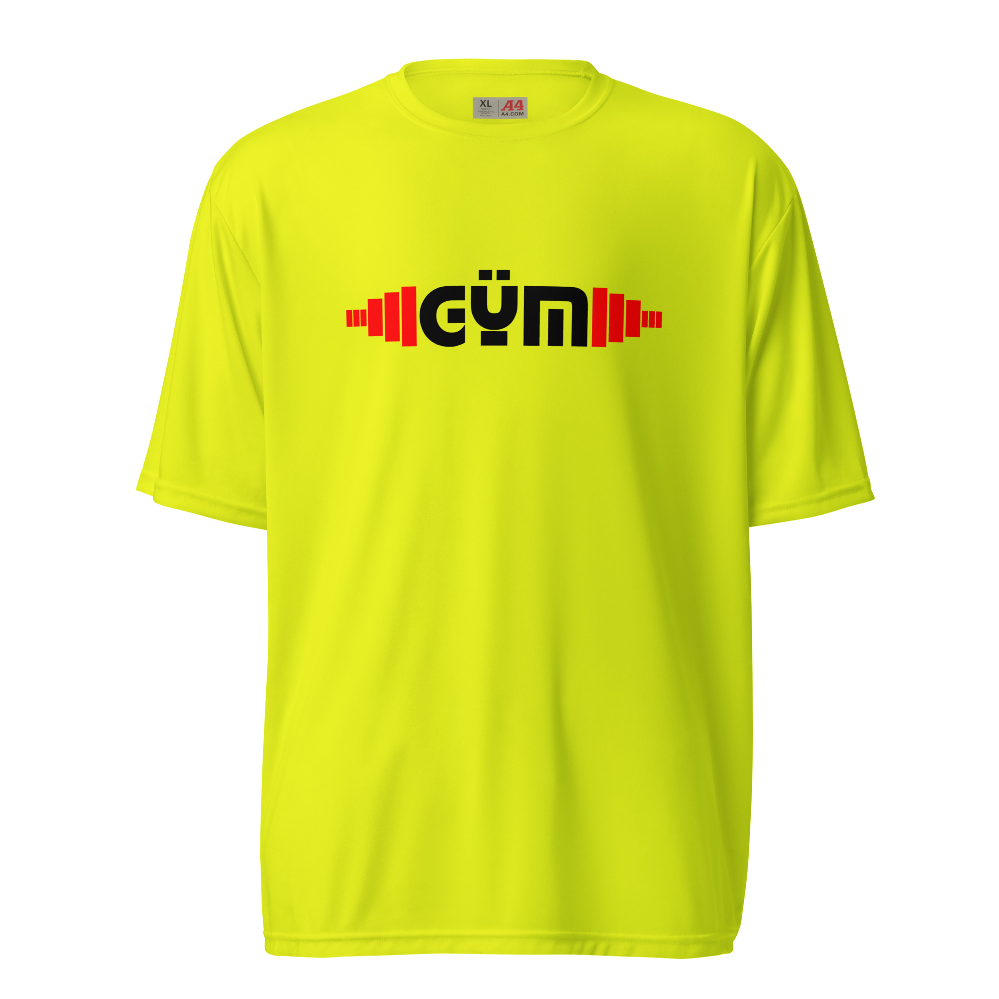 GYM Unisex Performance T-Shirt mit Rundhalsausschnitt