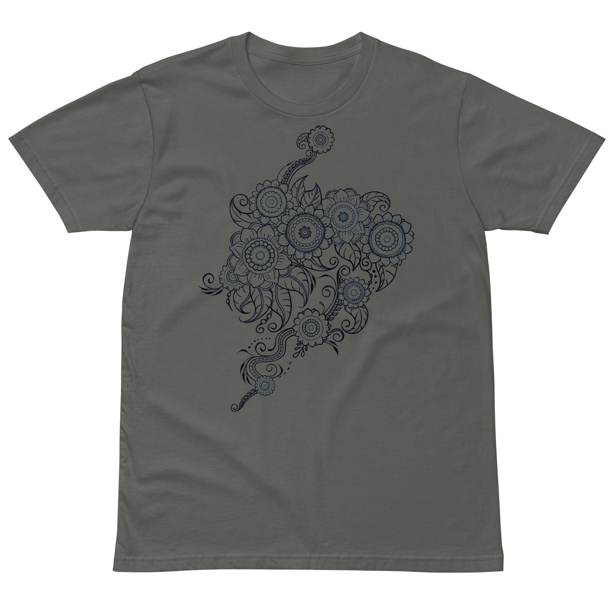 FLORAL Unisex premium t-shirt – Bild 5