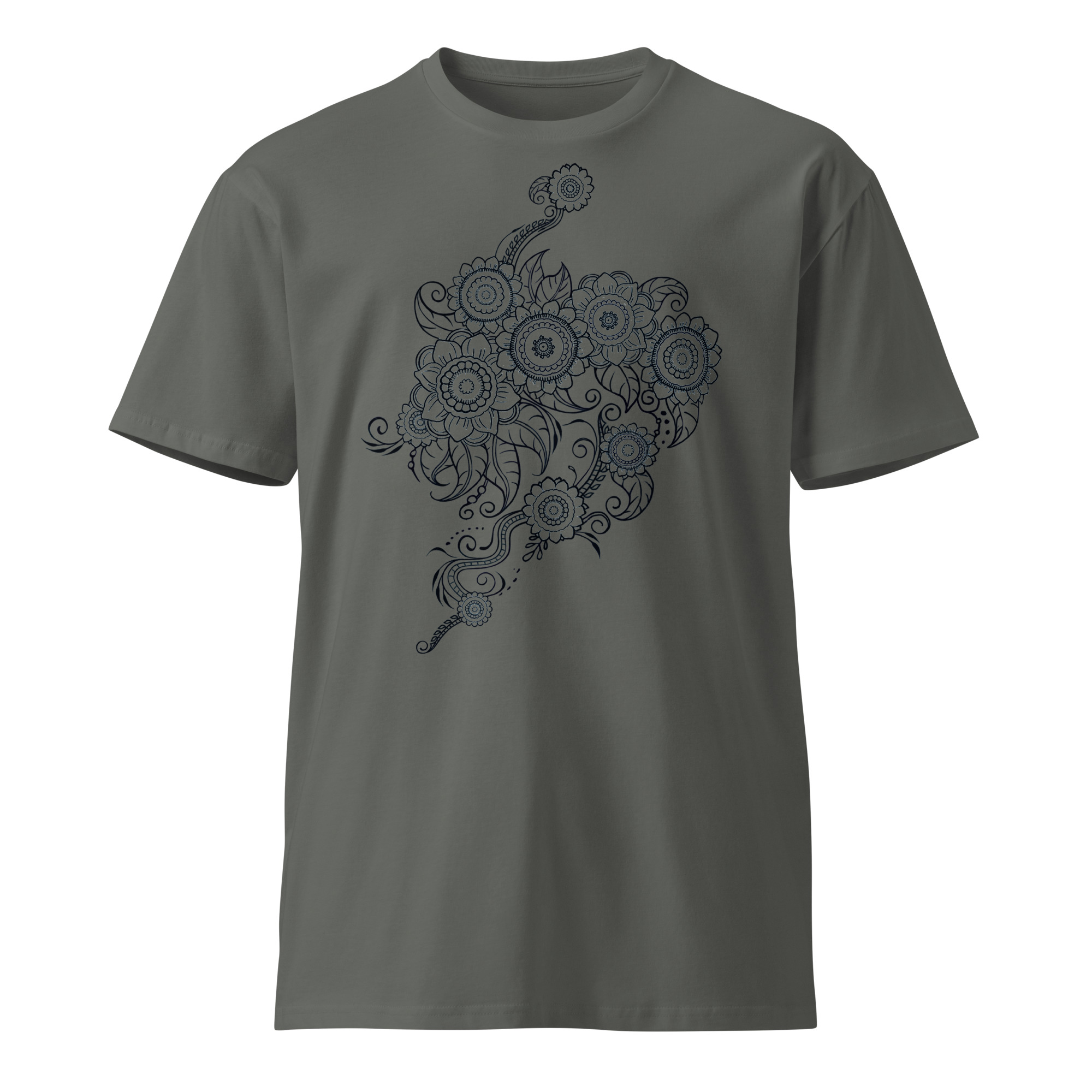 FLORAL Unisex premium t-shirt – Bild 8