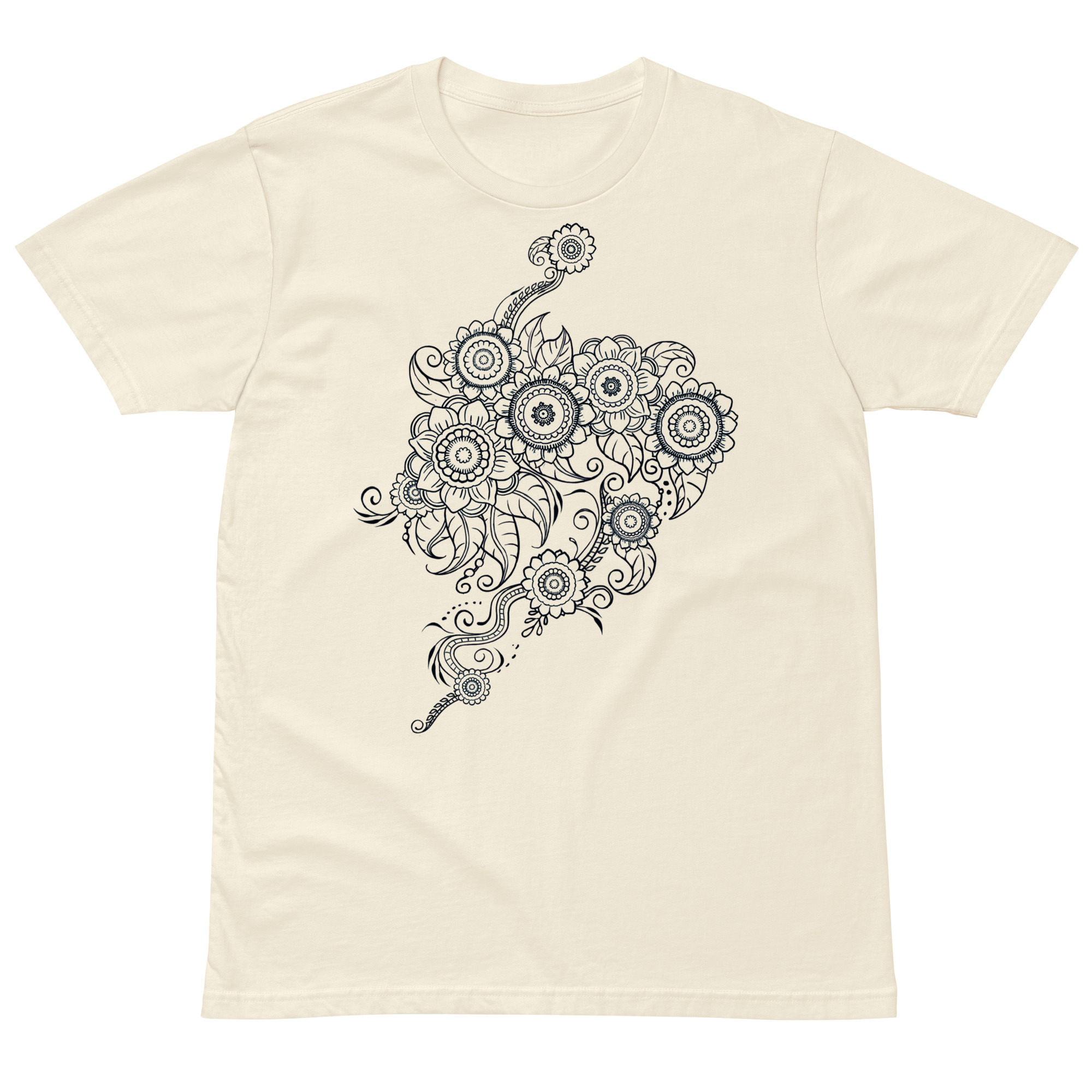 FLORAL Unisex premium t-shirt – Bild 6