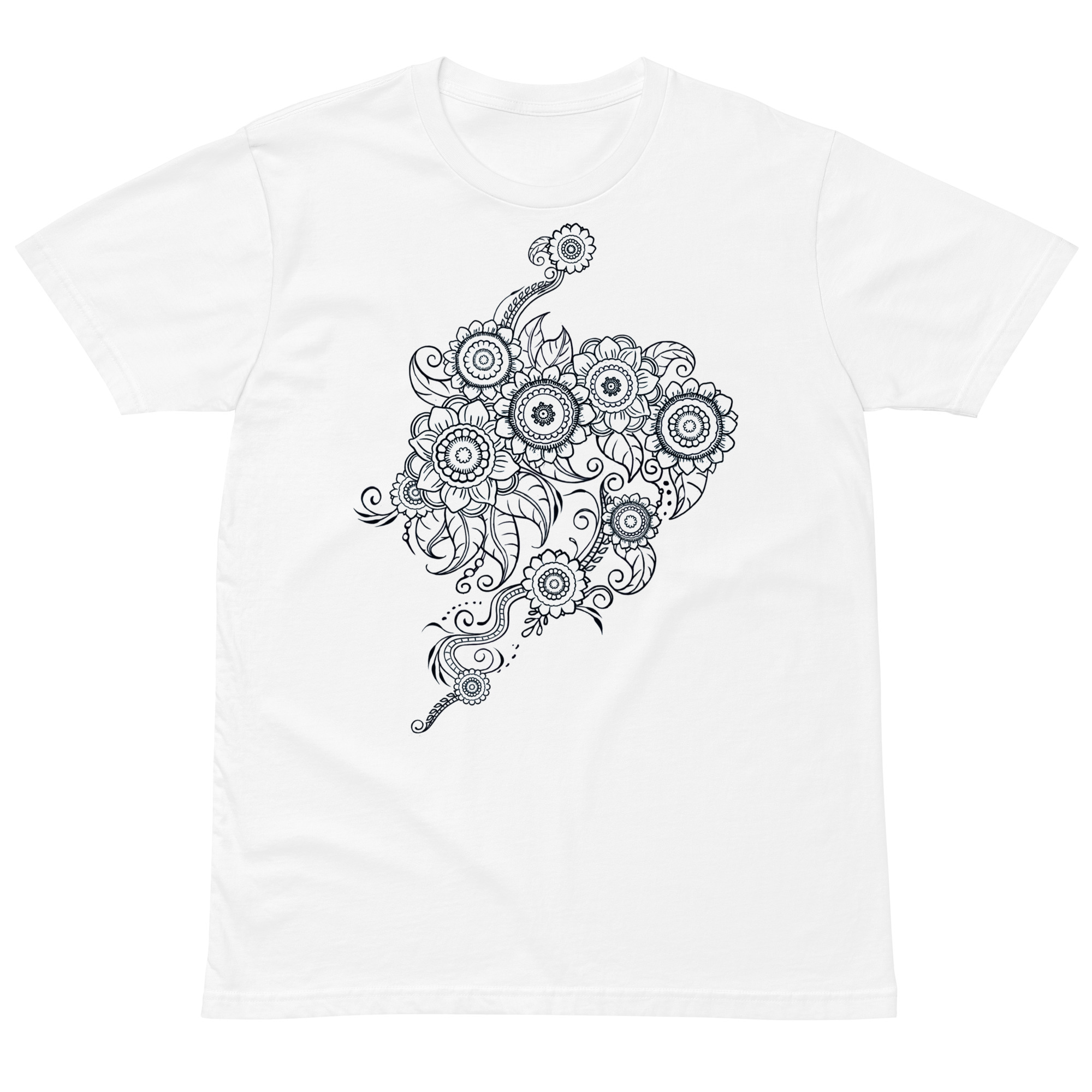 FLORAL Unisex premium t-shirt – Bild 7