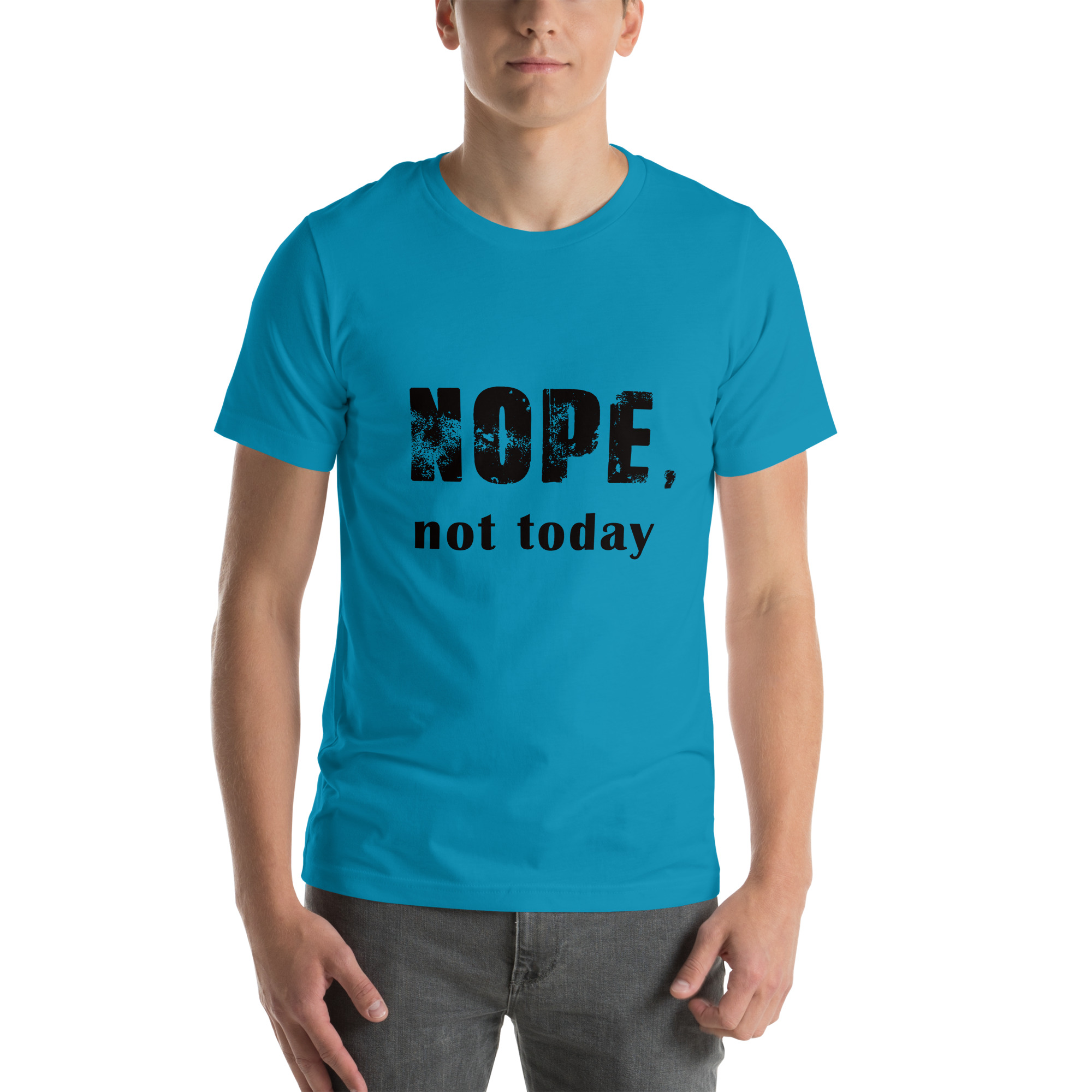 Unisex-T-Shirt,-Nope-bunt – Bild 12