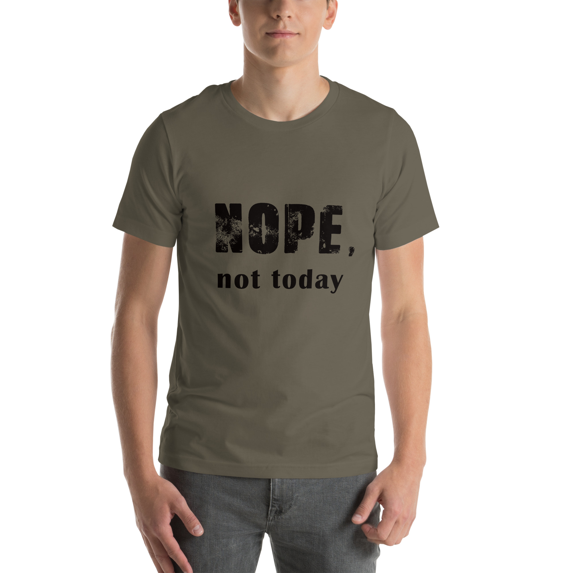 Unisex-T-Shirt,-Nope-bunt – Bild 10