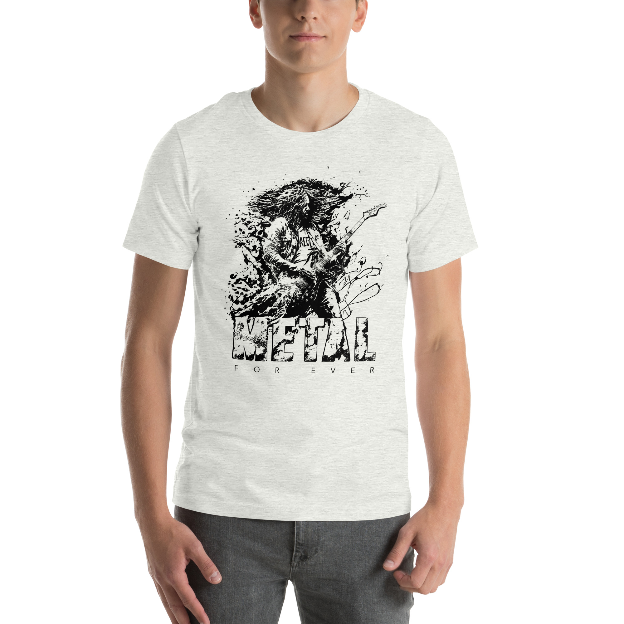 Unisex-T-Shirt,-METAL-bunt – Bild 24