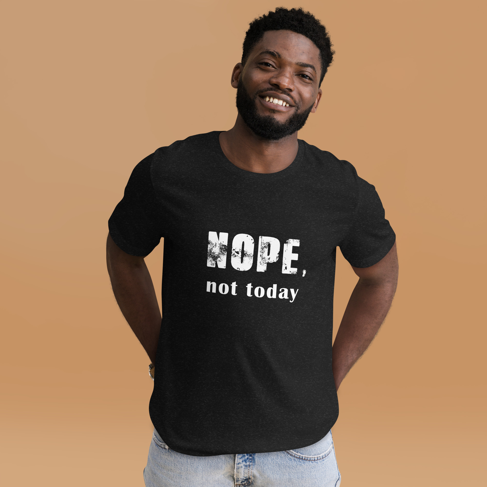 Unisex-T-Shirt,-Nope – Bild 2