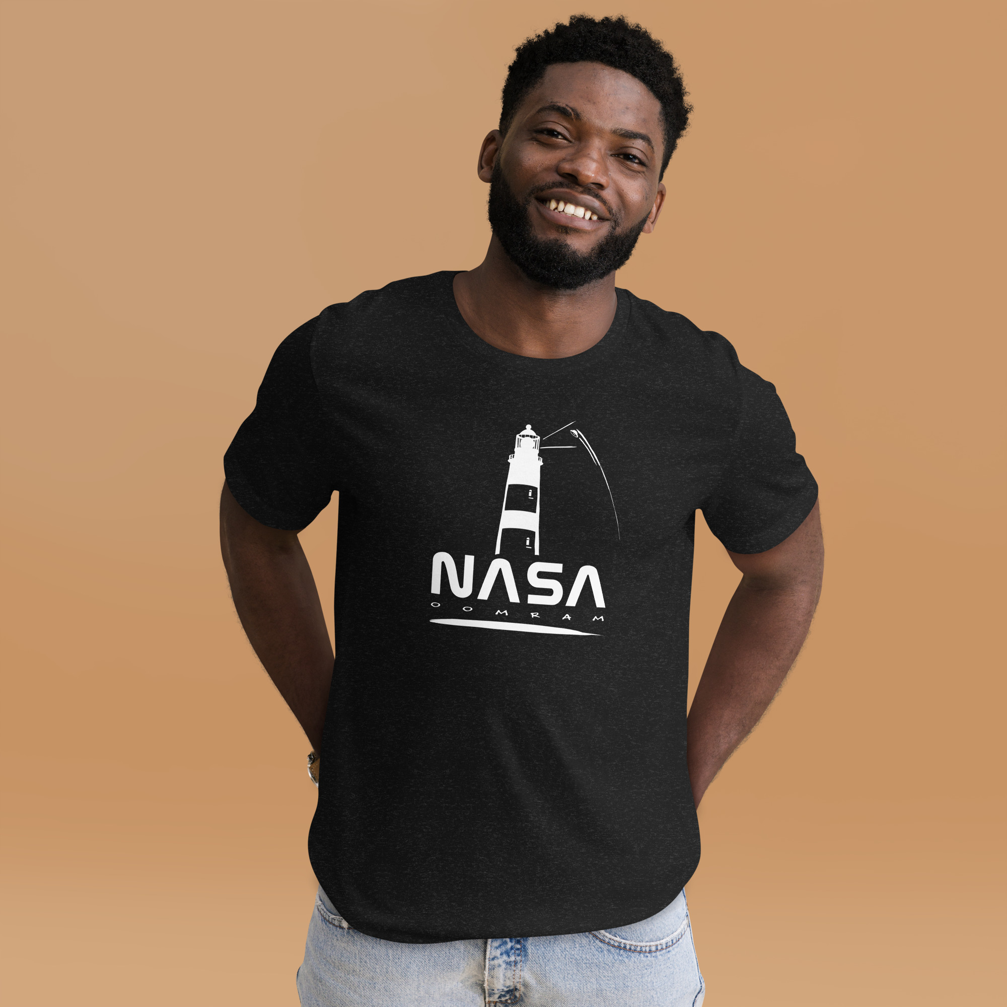 Unisex-T-Shirt,-NASA-Leuchtturm