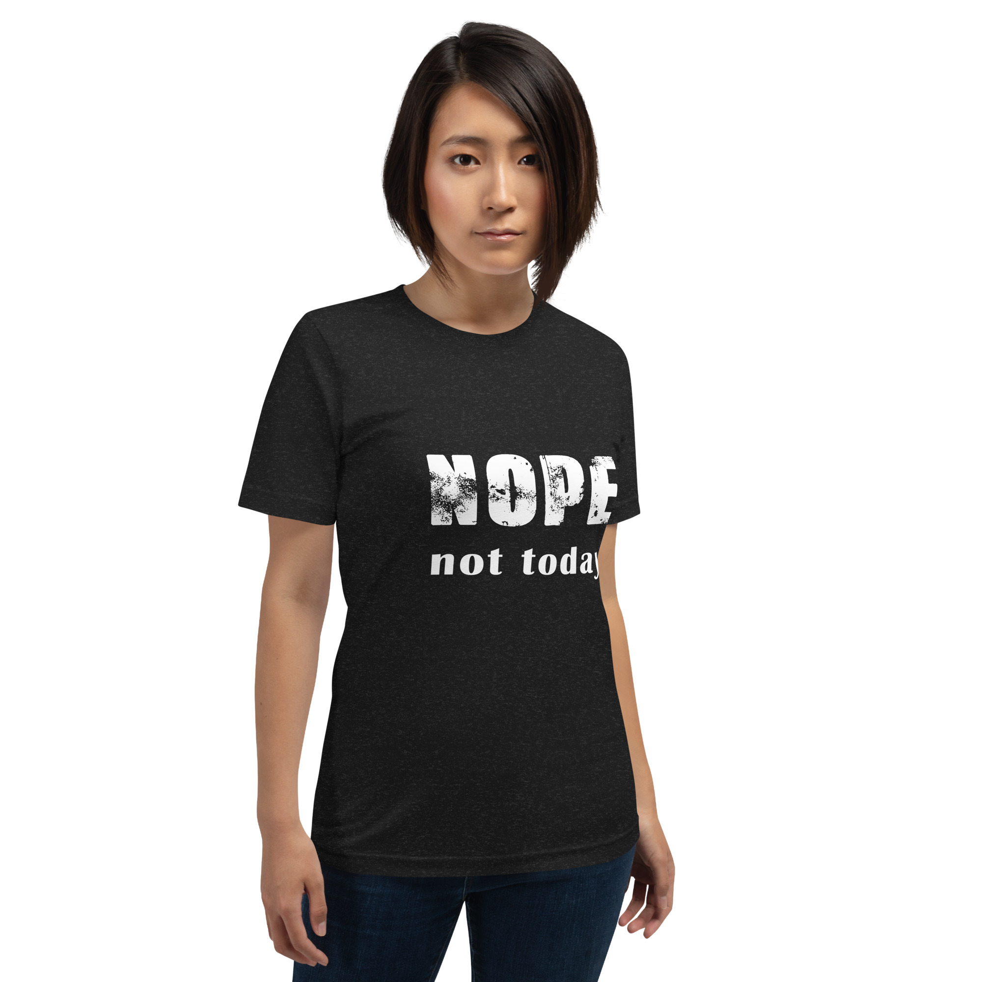 Unisex-T-Shirt,-Nope – Bild 7