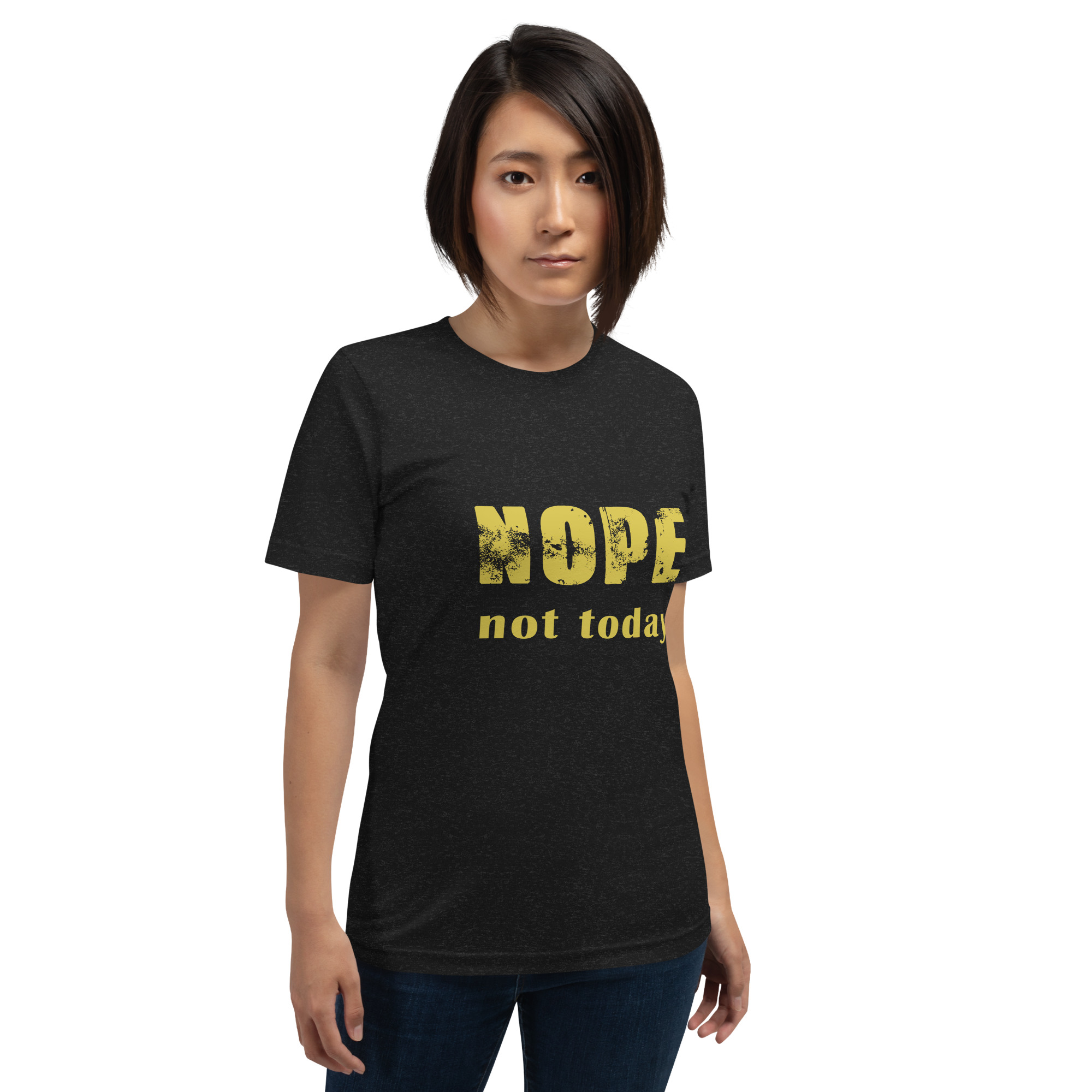 Unisex-T-Shirt,-Nope-y – Bild 7