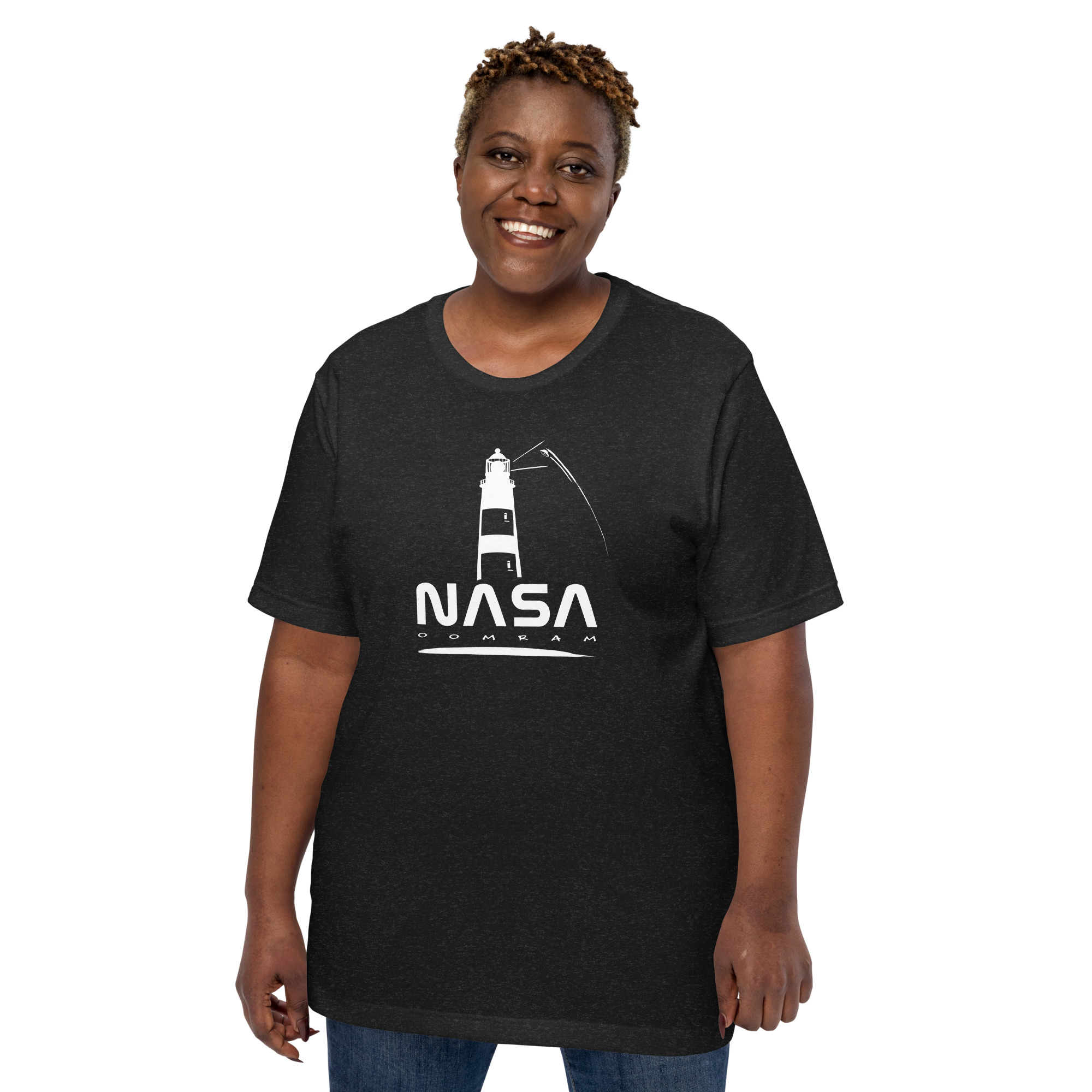 Unisex-T-Shirt,-NASA-Leuchtturm – Bild 3