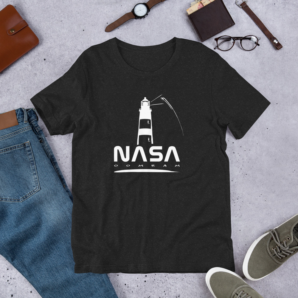 Unisex-T-Shirt,-NASA-Leuchtturm – Bild 4
