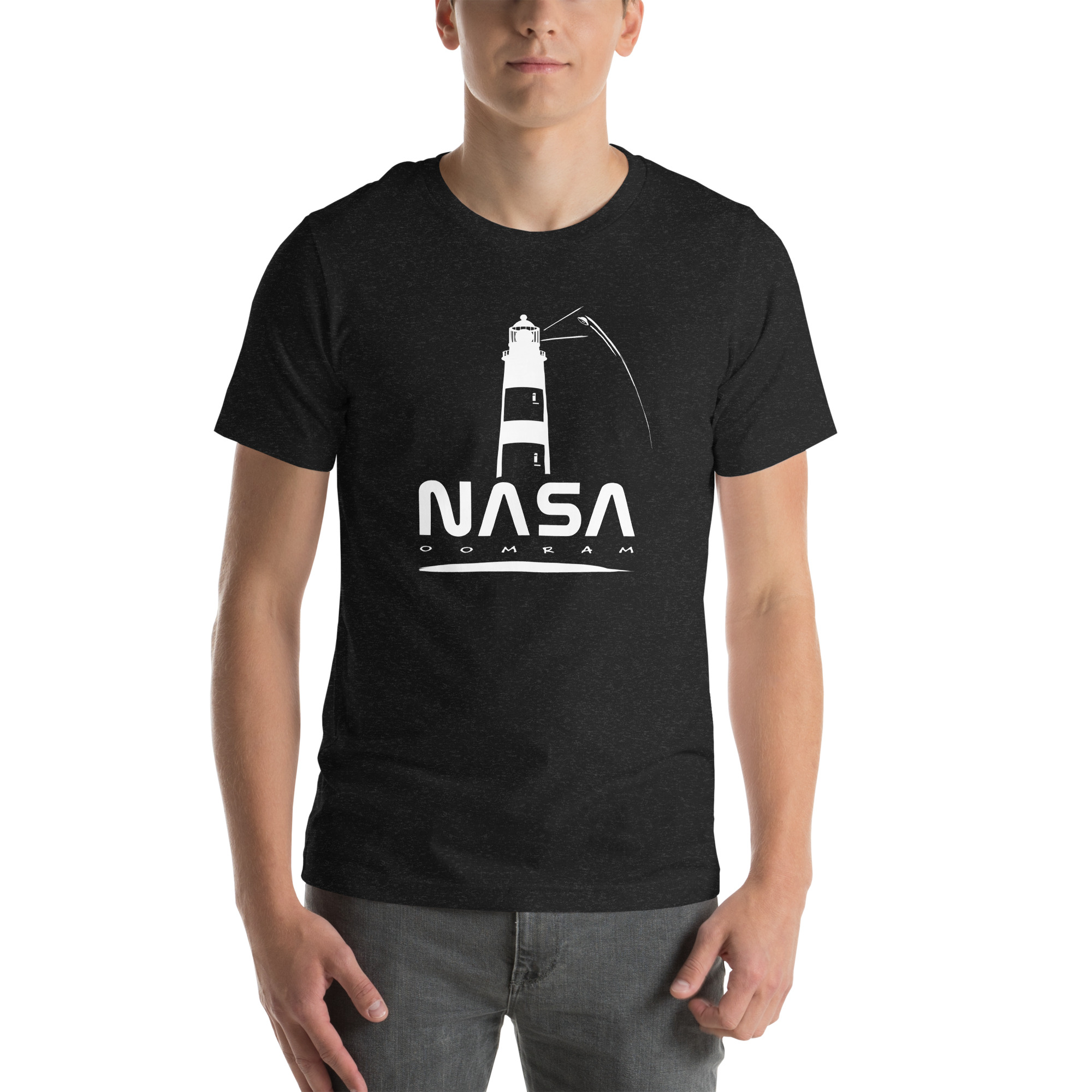 Unisex-T-Shirt,-NASA-Leuchtturm – Bild 6