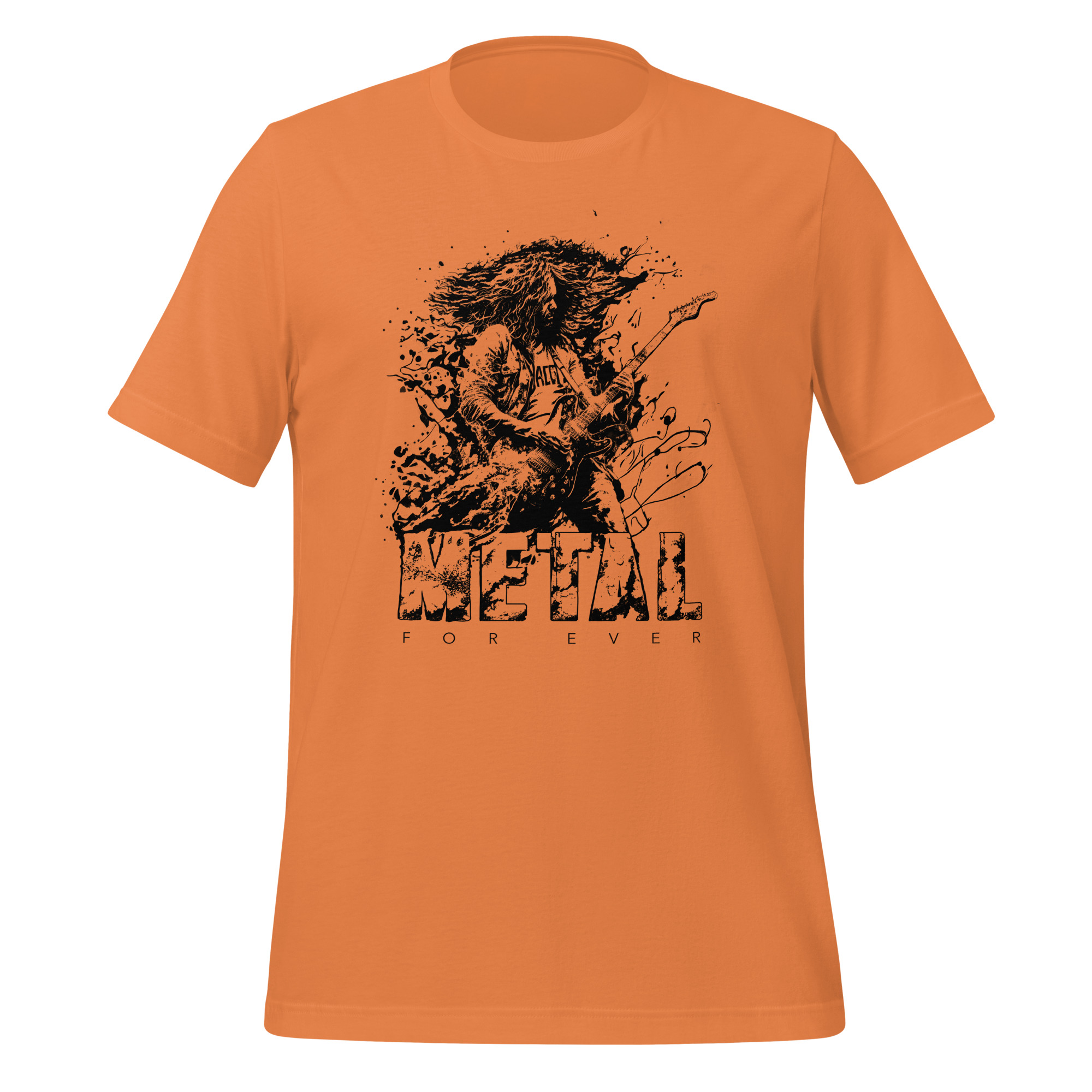Unisex-T-Shirt,-METAL-bunt – Bild 2