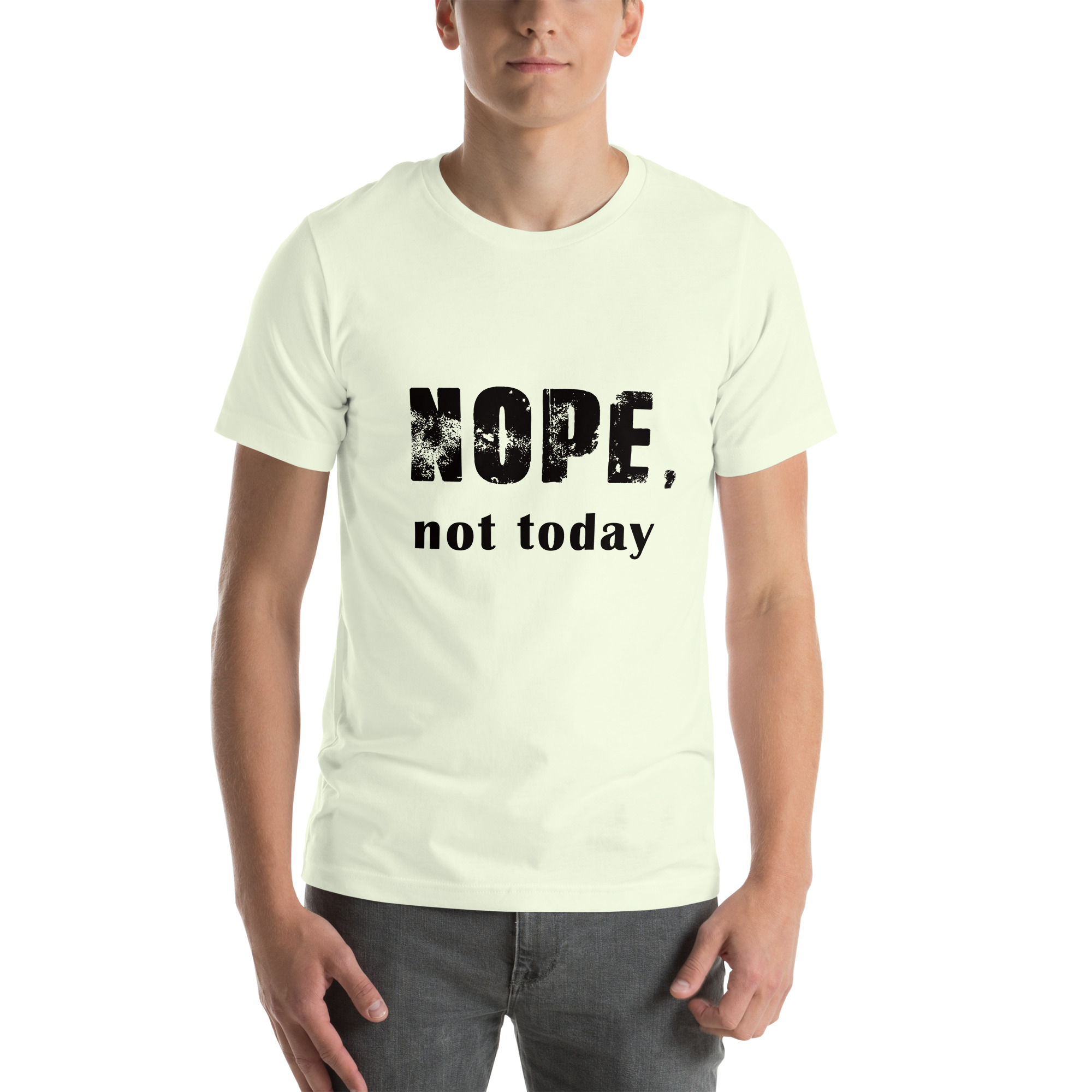 Unisex-T-Shirt,-Nope-bunt – Bild 25