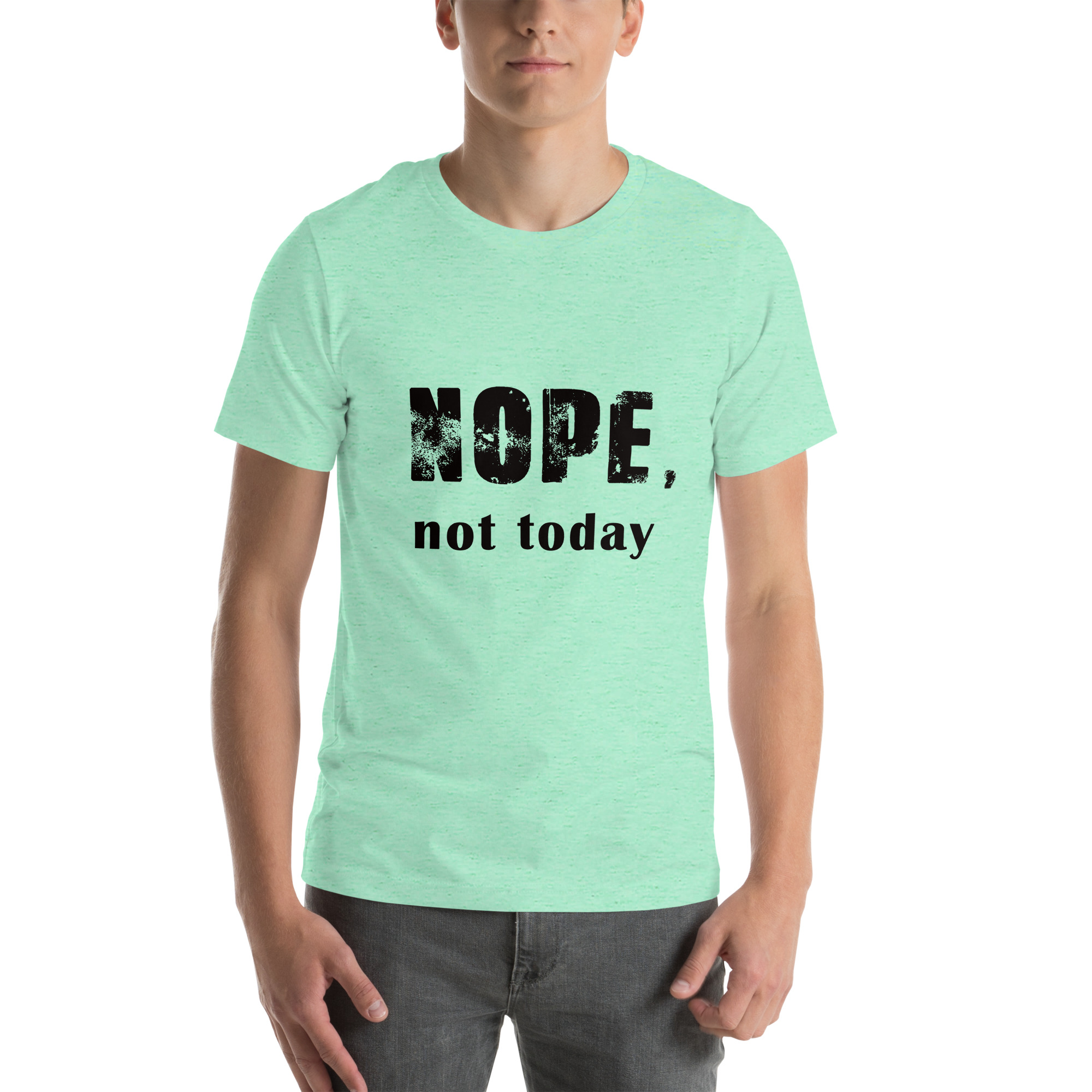 Unisex-T-Shirt,-Nope-bunt – Bild 23