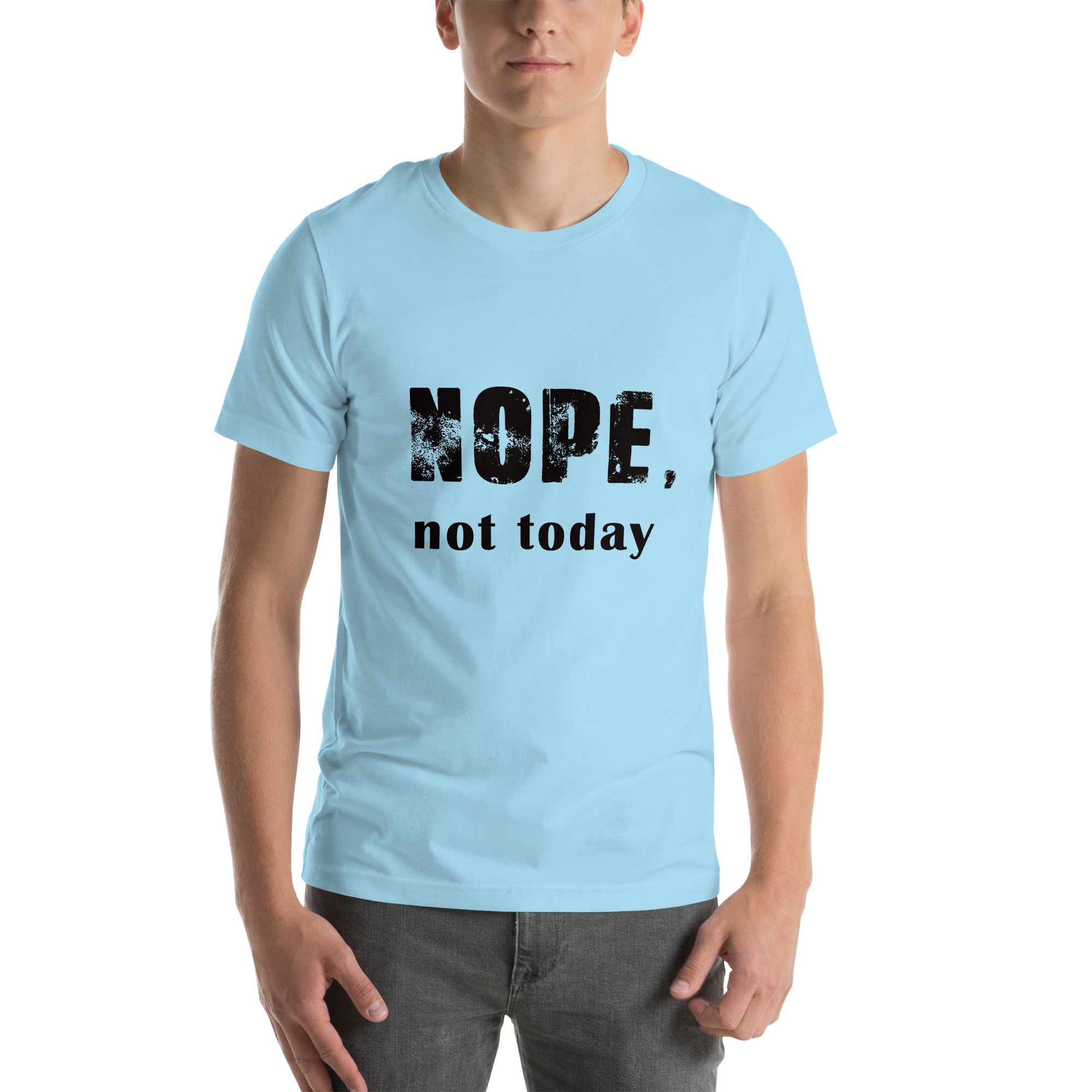 Unisex-T-Shirt,-Nope-bunt – Bild 21