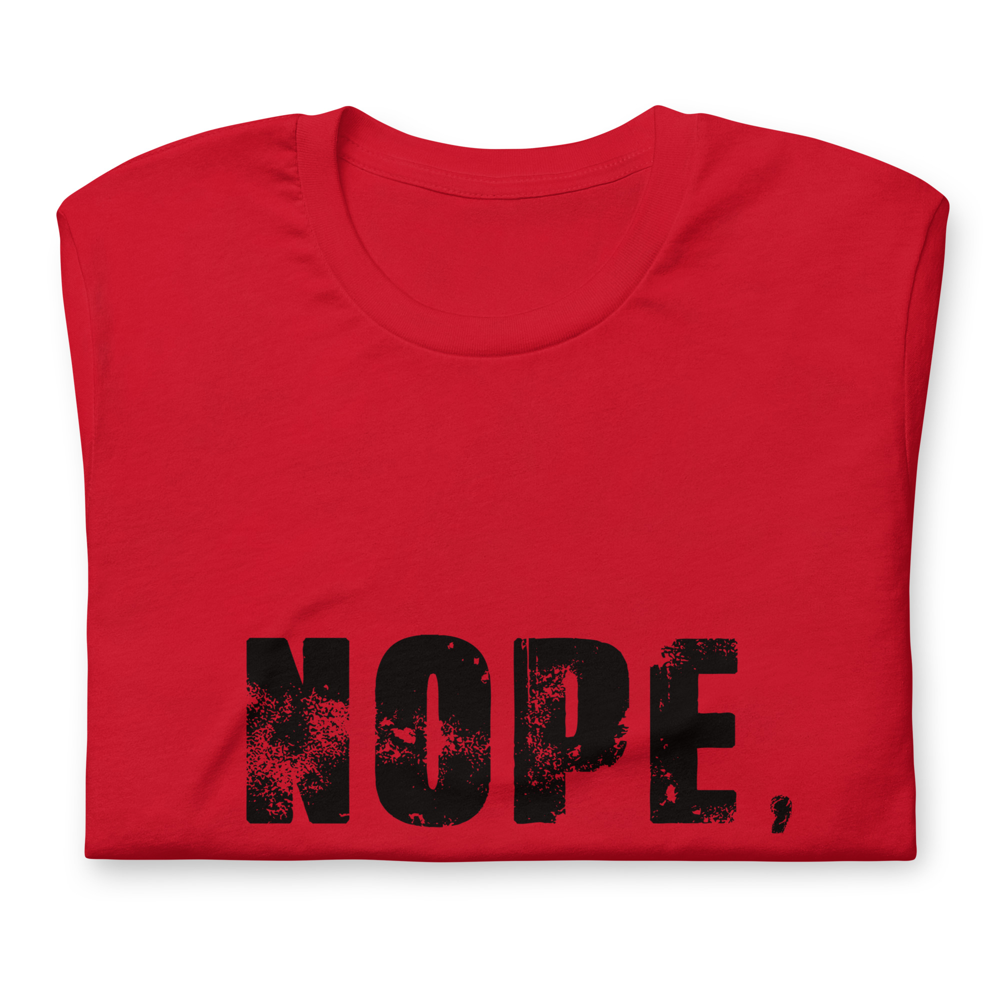 Unisex-T-Shirt,-Nope-bunt – Bild 5