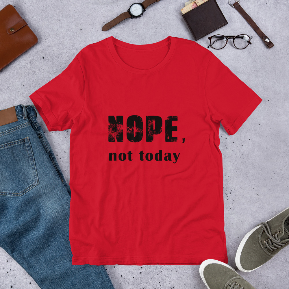 Unisex-T-Shirt,-Nope-bunt – Bild 7