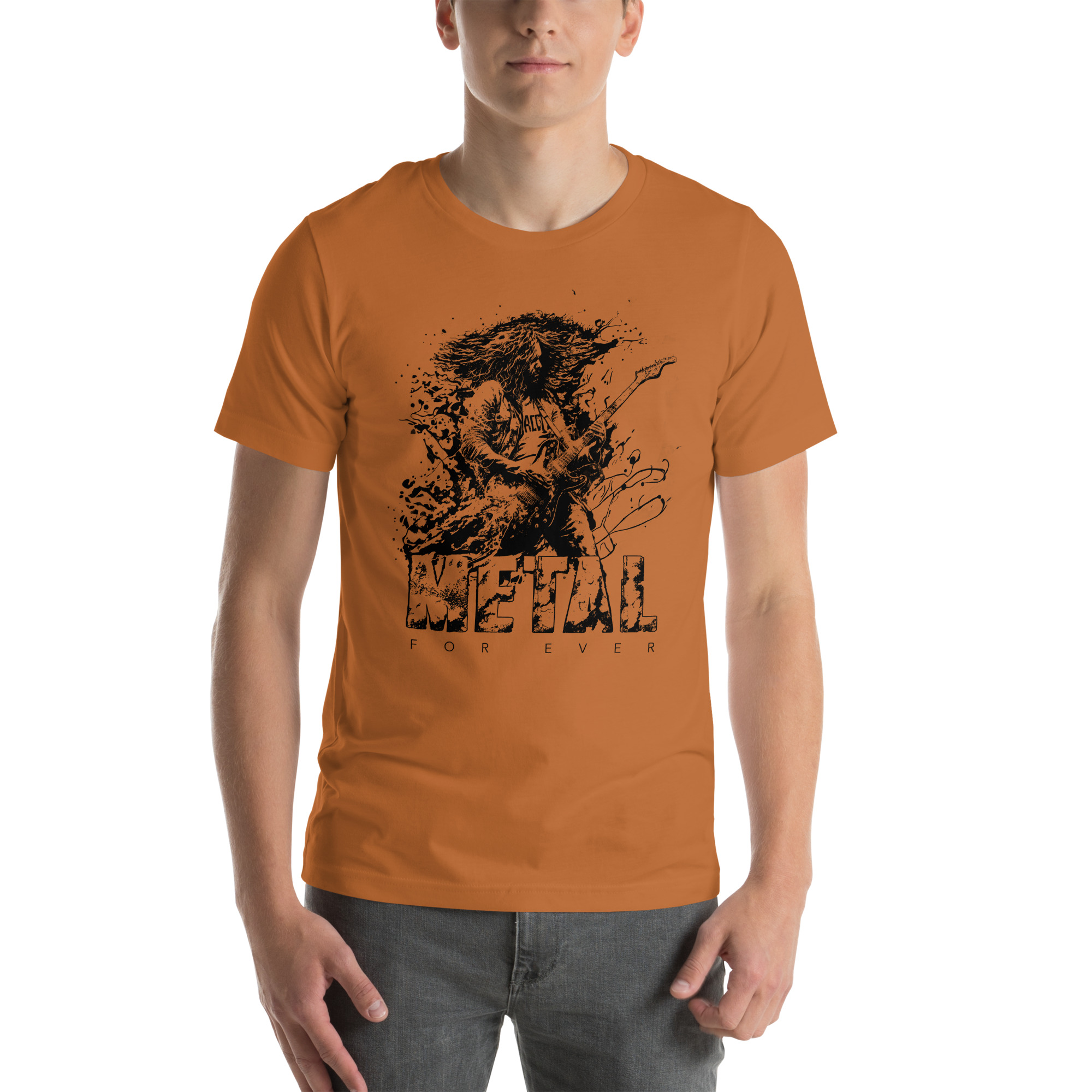 Unisex-T-Shirt,-METAL-bunt – Bild 14