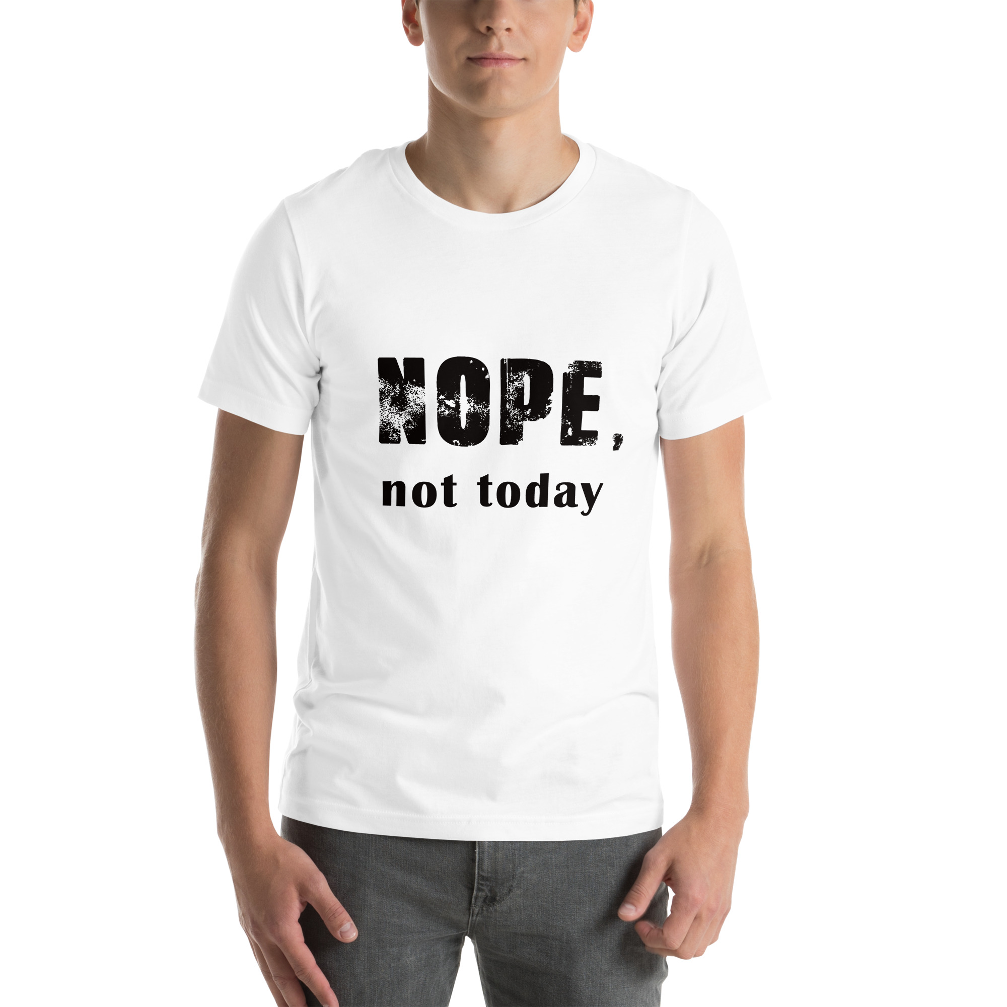 Unisex-T-Shirt,-Nope-bunt – Bild 26