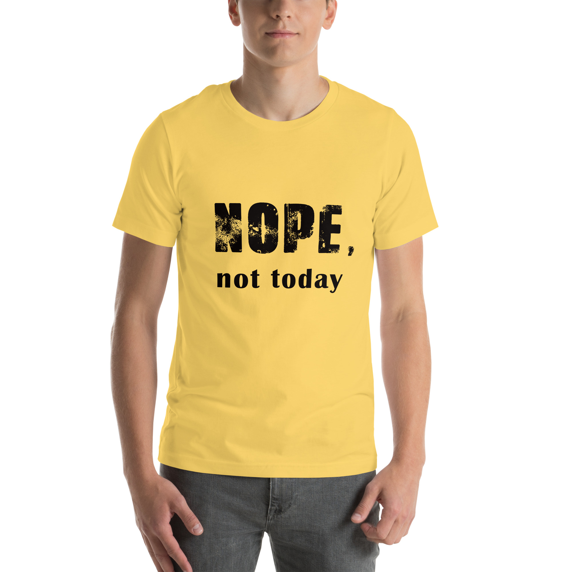 Unisex-T-Shirt,-Nope-bunt – Bild 22