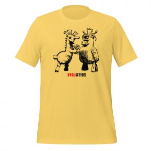 EVOLUTION Unisex t-shirt in 20 Farben