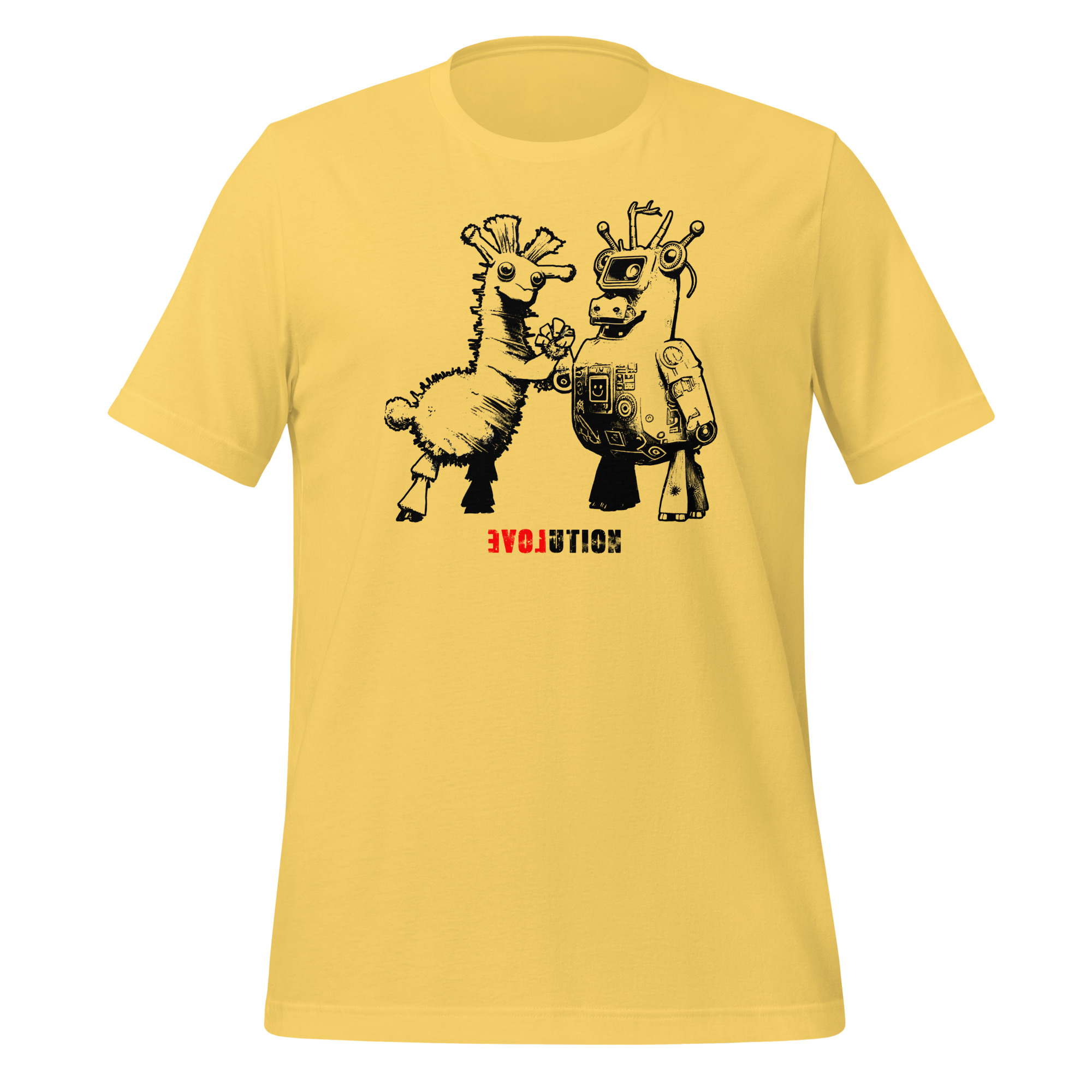 EVOLUTION Unisex t-shirt in 20 Farben