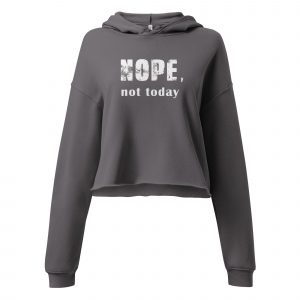 NOPE Crop-Hoodie